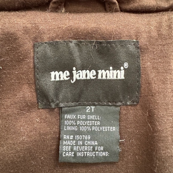 Toddler faux fur leopard jacket - Picture 4 of 4